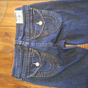 Final markdown.                    True Religion Hi-Rise Boot Jeans 30/30